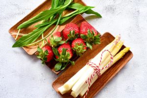 Bärlauch, Spargel, Erdbeeren